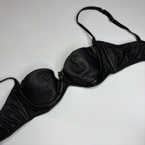 Agent Provocateur Black Leather Bra